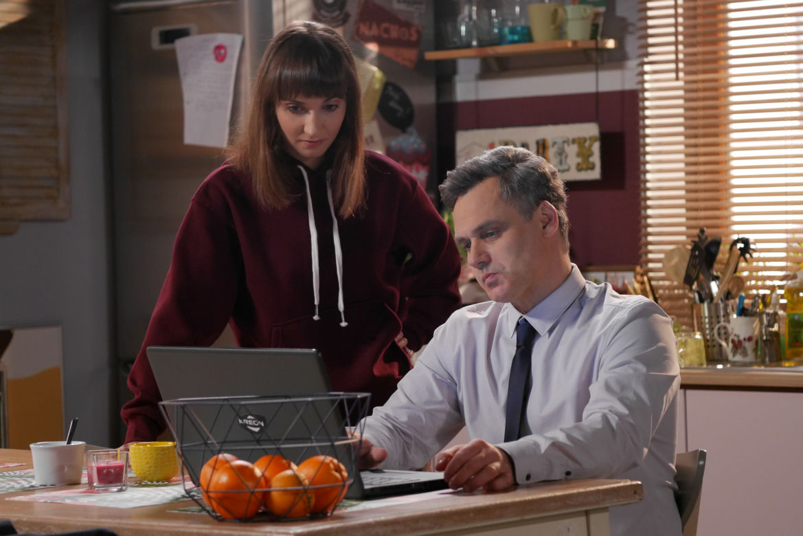 Pierwsza miłość. Melka (Ewa Jakubowicz), Łukasz Magnus (Jan Wieczorkowski)
