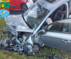 Koszmarny wypadek pod Sierpcem! Kilka karetek i śmigłowiec zabrały 5 rannych [ZDJĘCIA]