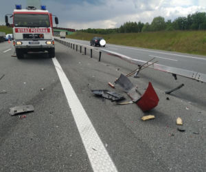 Wypadek na autostradzie A4