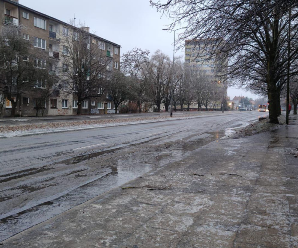 Oblodzenia w Szczecinie