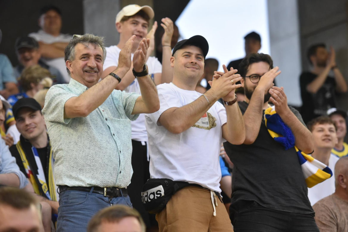 PRES Grupa Deweloperska Toruń - Orlen Oil Motor Lublin, zdjęcia kibiców z meczu 9. kolejki PGE Ekstraligi na Motoarenie