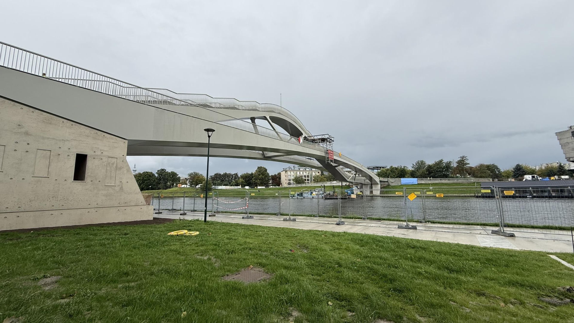 Kładka Kazimierz - Ludwinów w Krakowie - wrzesień 2026