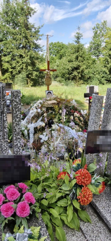 Grób 24-letniej Klaudii z Torunia