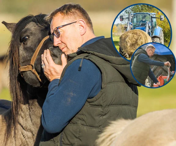 Pole, traktor i poseł PiS. Z Telusa jest rolnik pełną gębą!