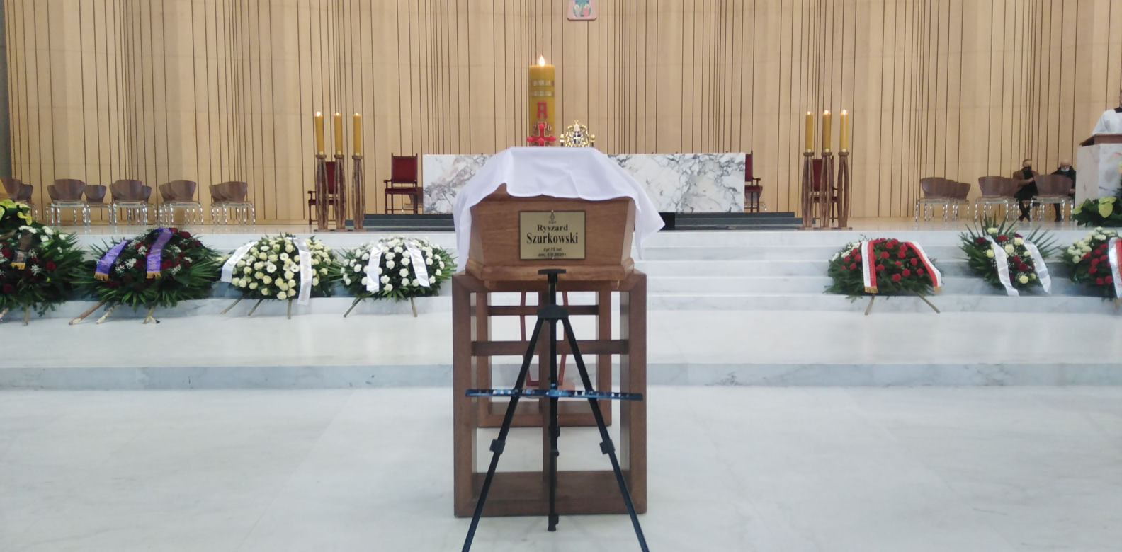 Ceremonia pożegnalna Ryszarda Szurkowskiego