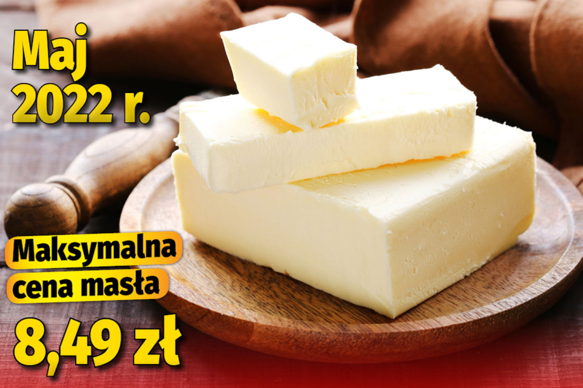 Cena masła