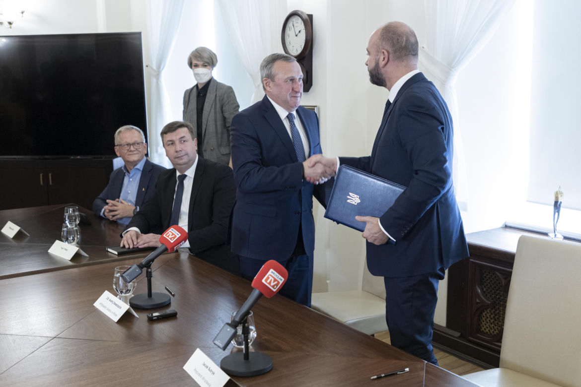 Podpisanie w sprawie utworzenia Konsulatu Generalnego Ukrainy we Wrocławiu