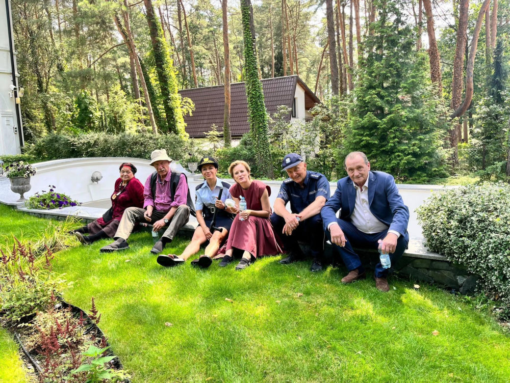 Ranczo obsada na planie. Sylwester Maciejewski, Anna Iberszer, Grażyna Zielińska, Marta Chodorowska, Wojciech Wysocki, Arkadiusz Nader