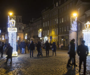 Świąteczne iluminacje w Warszawie