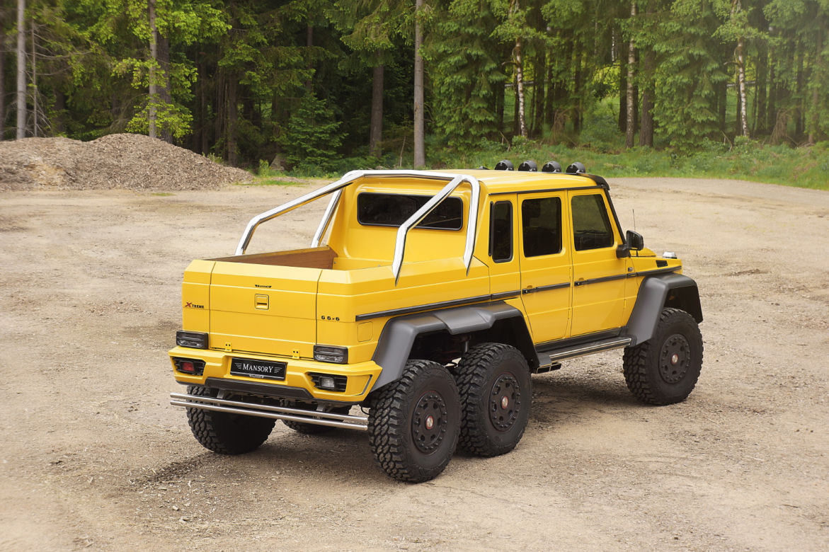 Mercedes-Benz G63 AMG 6x6 po tuningu Mansory