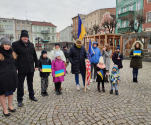 Manifestacja na leszczyńskim rynku