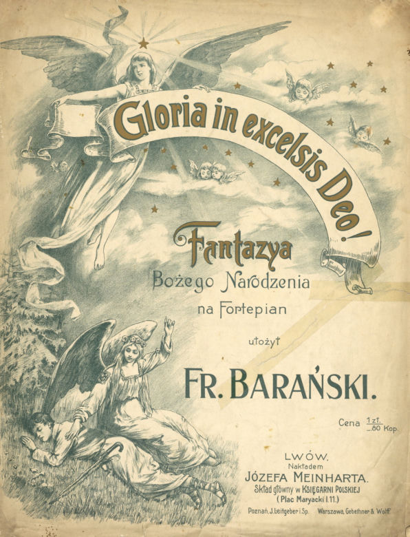 Okładka nut kolędy "Gloria in excelsis Deo!"