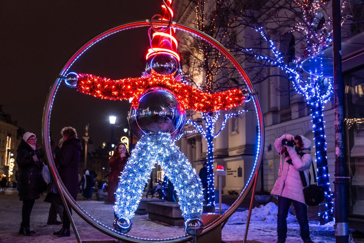 Świąteczne dekoracje na ulicach Warszawy. Iluminacja 2023 - zdjęcia
