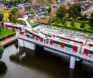 Wypadek pociągu metra w Spijkenisse pod Rotterdamem