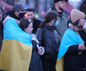  Wojna na Ukrainie. Protest w Katowicach [ZDJĘCIA]