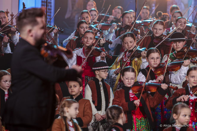 Pierwsza dama Marta Nawrocka na koncercie kolęd