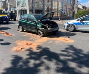 Wypadek samochodowy w Siedlcach