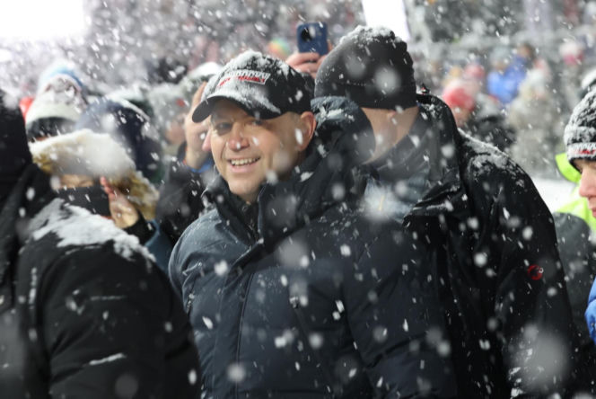 Prezydent Karol Nawrocki spotkał się z Kamilem Stochem