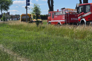 Czołówka na DK 63 w Chodowie. Kilka osób zostało poszkodowanych, w tym dziecko