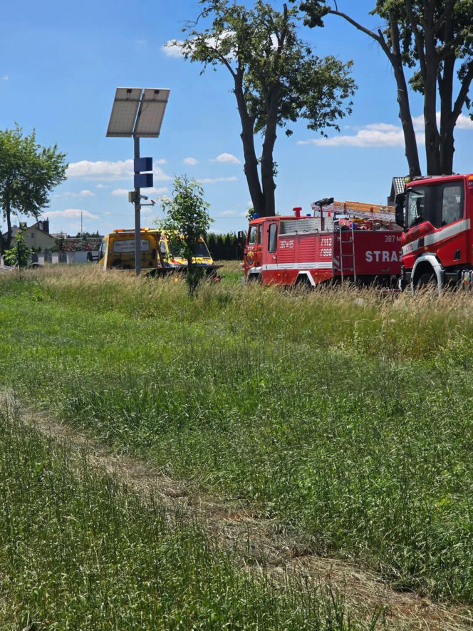 Czołówka na DK 63 w Chodowie. Kilka osób zostało poszkodowanych, w tym dziecko