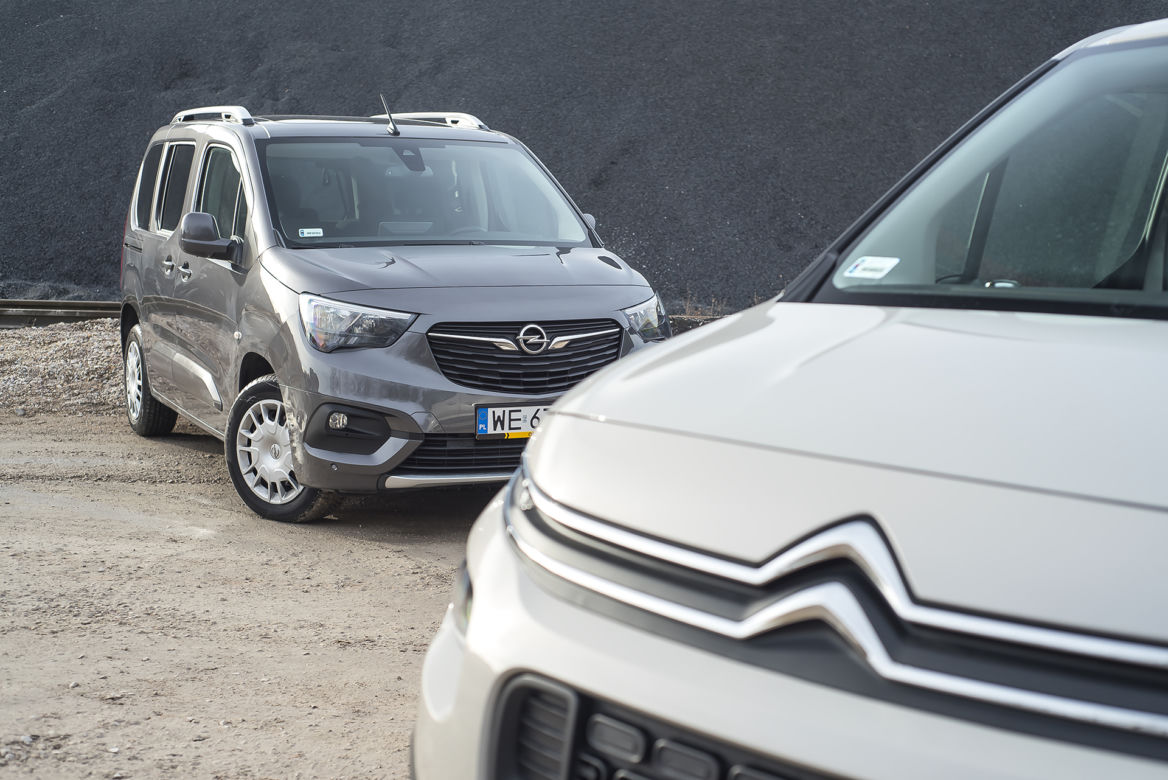 Citroen Berlingo Shine 1.5 BlueHDI 130 KM 6MT vs. Opel Combo Life Elite 1.5D 130 KM 6MT