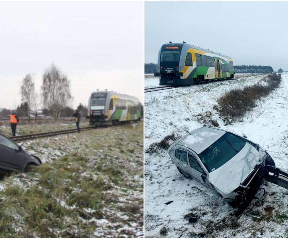 Wjechała pod pociąg i zginęła. Dwa dni później znak stop zignorowała 40-latka spod Sierpca! [ZDJĘCIA] 