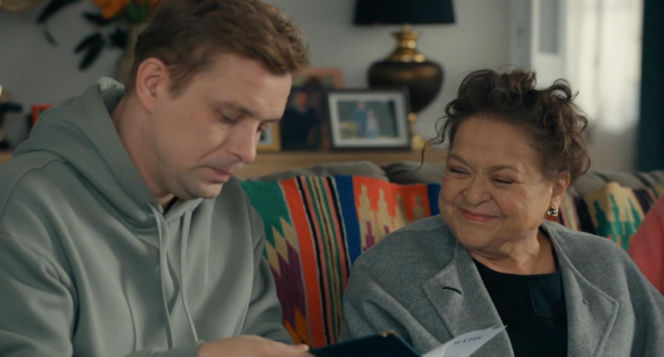 Barwy szczęścia, odc. 3336. Hubert (Marek Molak), Lucyna (Grażyna Zielińska)