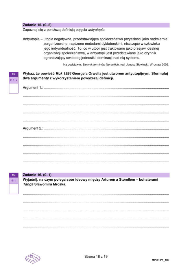 Próbna matura 2026: polski. Arkusze CKE, pytania i odpowiedzi z języka polskiego [4.03.2026]