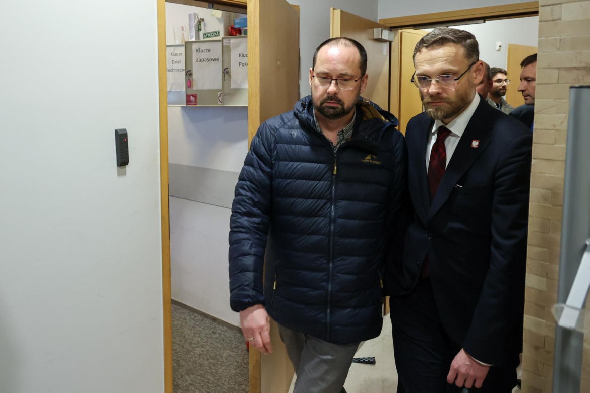 Interwencja poselska w siedzibie PAP