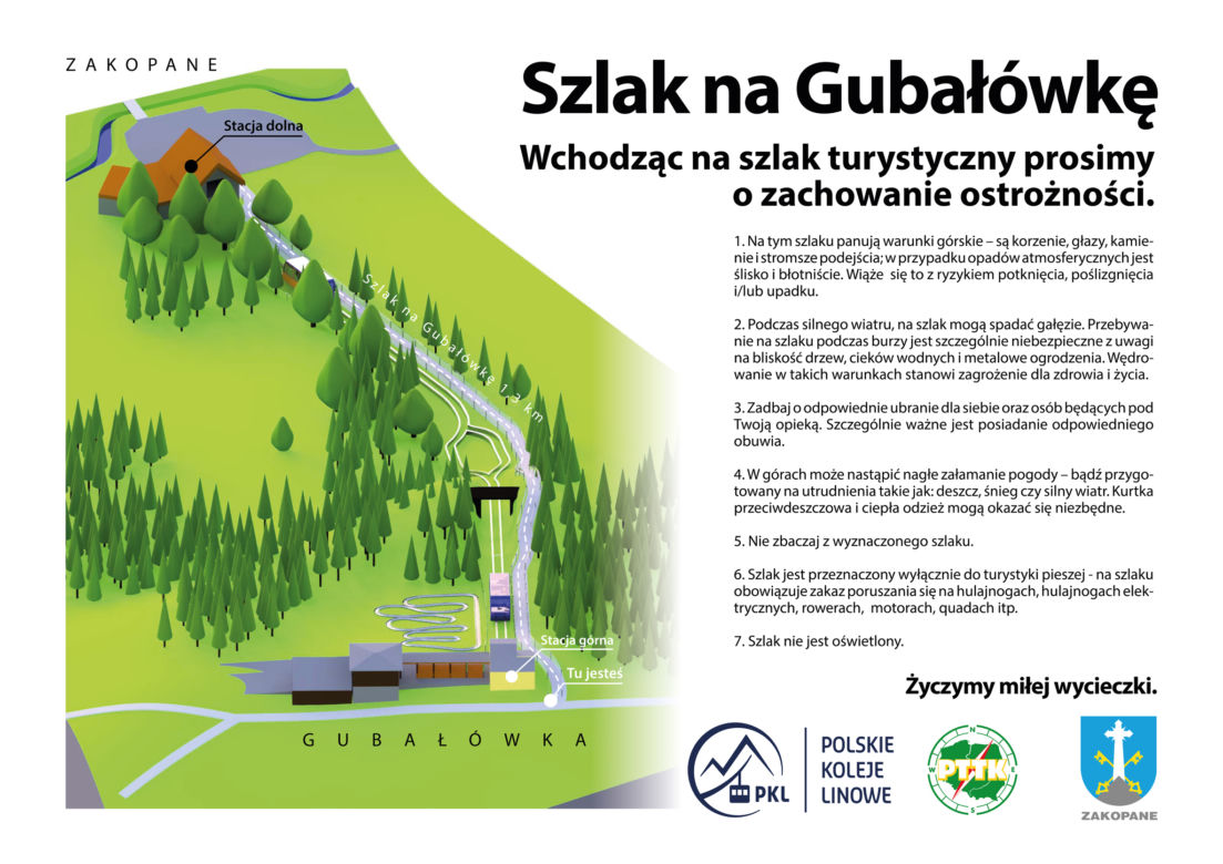 Nowy szlak na Gubałówkę już czynny. Nie trzeba płacić za wstęp