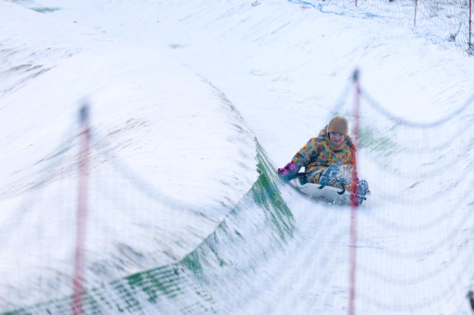 To najlepsza zimowa, darmowa atrakcja w Katowicach. Tłumy na torze saneczkowym