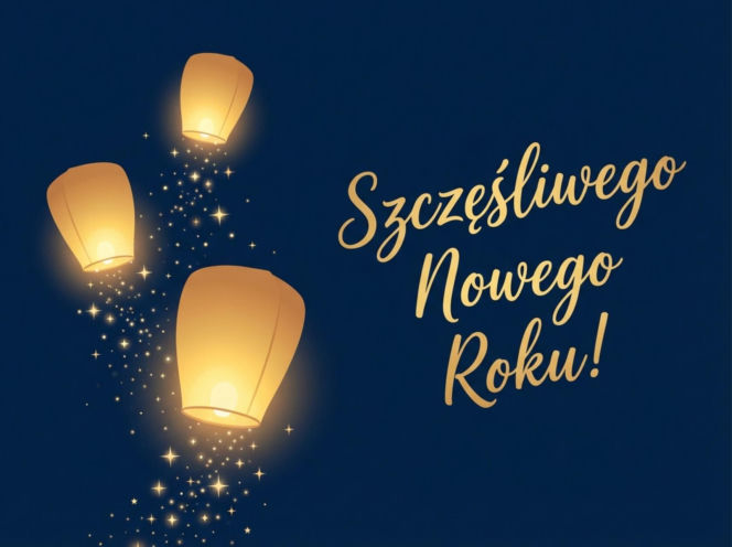 Kartki sylwestrowe 2025/26 z życzeniami. Darmowe, piękne i oryginalne grafiki do wysłania! [FACEBOOK, MESSENGER, SMS]