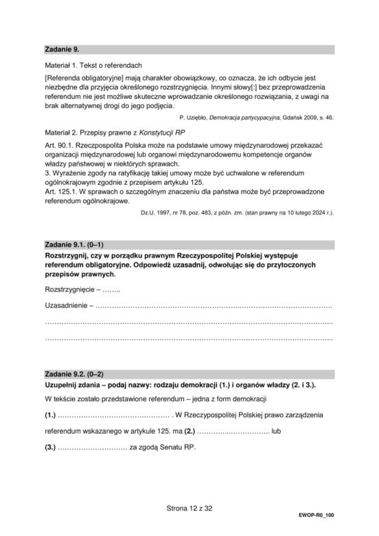 Matura 2024: WOS poziom rozszerzony, ODPOWIEDZI i ARKUSZE CKE do ściągnięcia STARA FORMUŁA 2015