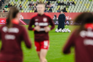 Polska - Słowenia: Najwierniejsi kibice wspierali reprezentację Polski kobiet. Dużo zdjęć z Gdańska