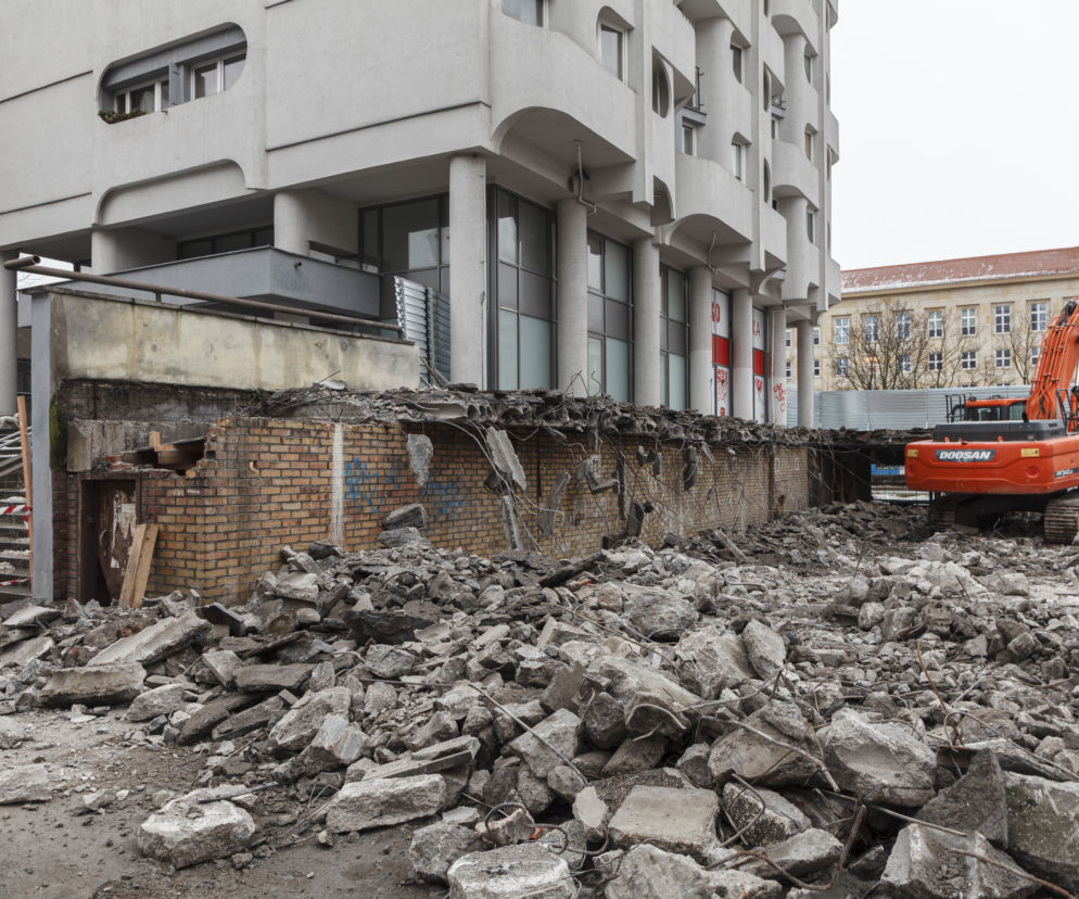 Wyburzają esplanadę przy placu Grunwaldzkim