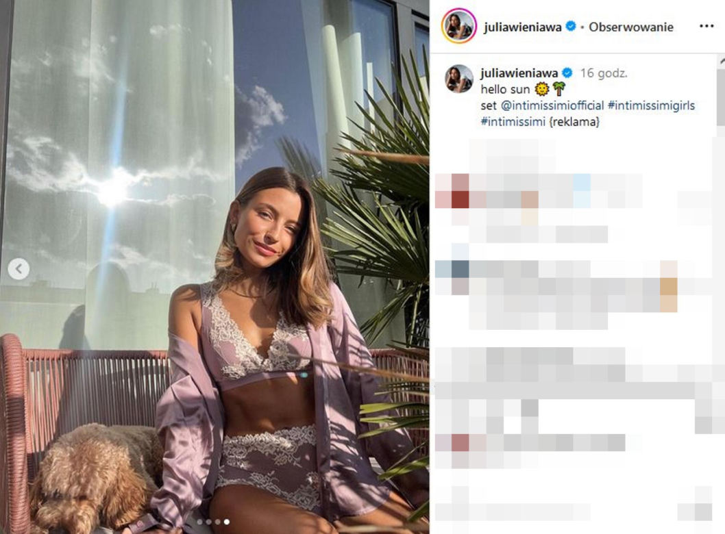Julia Wieniawa zamiast rehabilitacji ciężka harówka