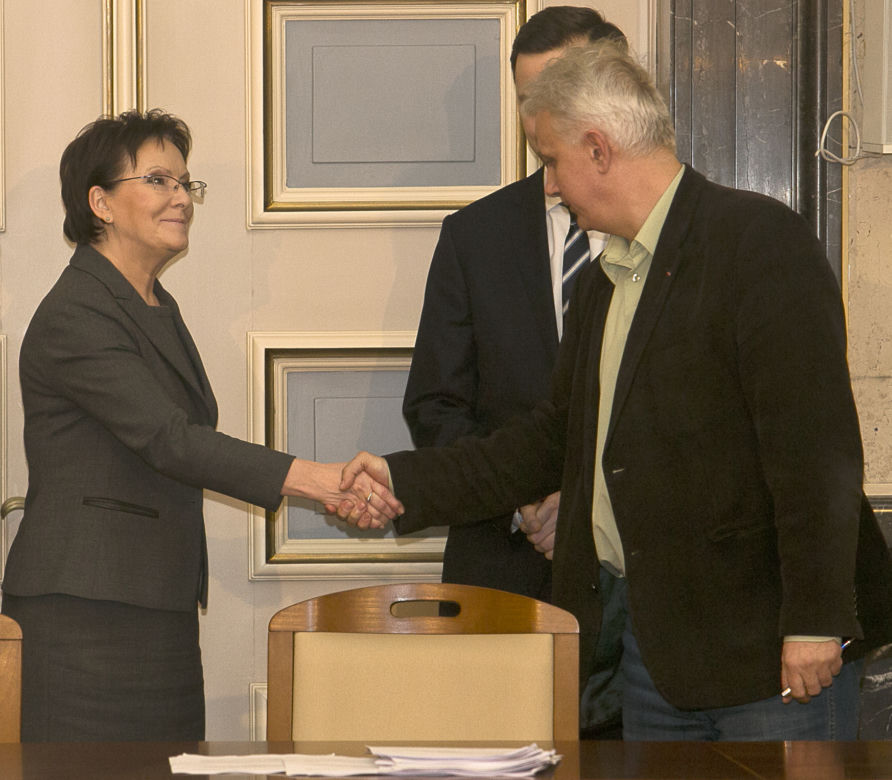 Premier Kopacz podpisała porozumienia z górnikami
