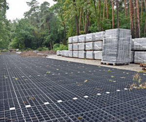 Budowa węzła Głębokie - wrzesień 2021