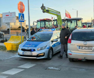 Protest rolników w Waleńczowie przeciwko umowie Mercosur