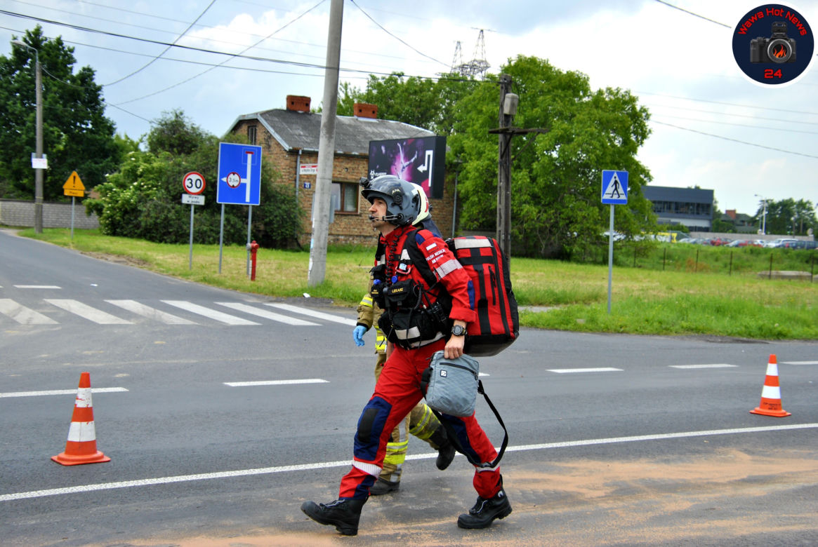 Wypadek w Jawczycach