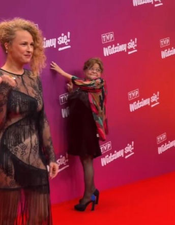 Grażyna Zielińska szaleje na ściance