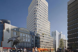 City of Łódź. Przy trasie WZ stanie Piotrkowska Point. Nowy wieżowiec będzie mierzył 72 metry