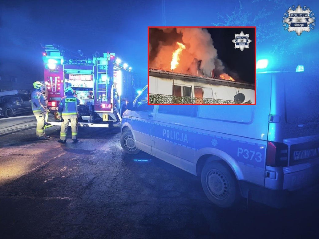 Tragiczny pożar w środku nocy. Nie żyje kobieta, nie zdążyła uciec przed płomieniami
