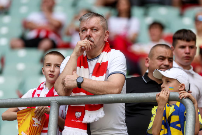 Polska - Ukraina. Tłumy kibiców na trybunach. Znajdź się na zdjęciu!
