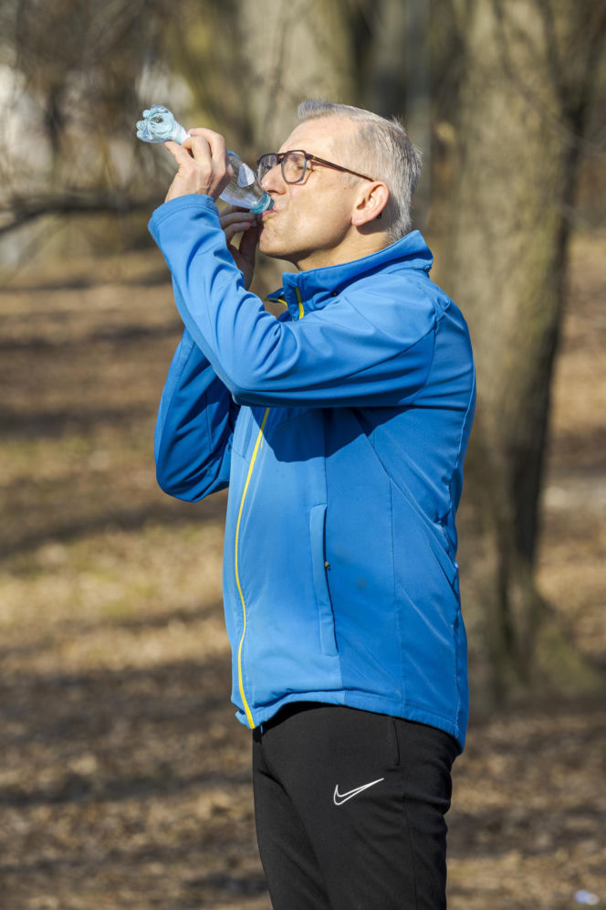 Senator Kwiatkowski gubi zimowe kilogramy