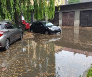 Opole. Ulice zamieniły się w potoki! Tak wyglądało centrum miasta w czwartek 24.06.21 r. [ZDJĘCIA]
