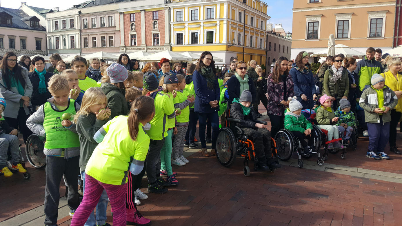 "I love green" na Rynku Wielkim w Zamościu
