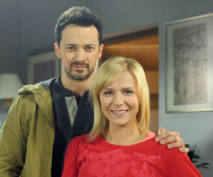 Pierwsza miłość. Marysia (Aneta Zając), Łukasz Szostak (Rafał Cieszyński)