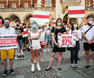 Kraków solidarny z Białorusią