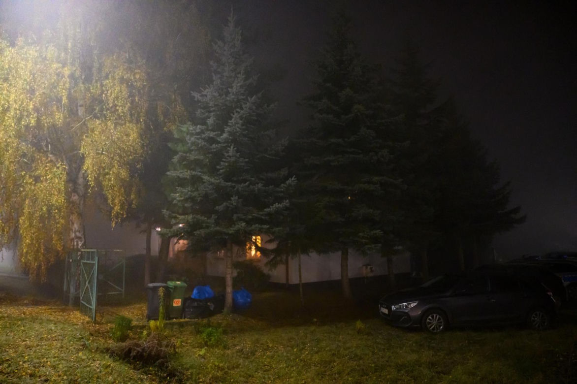Miejsce tragedii w Puszczykowie